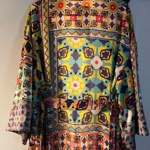 Zara Multicolor Floral Kimono